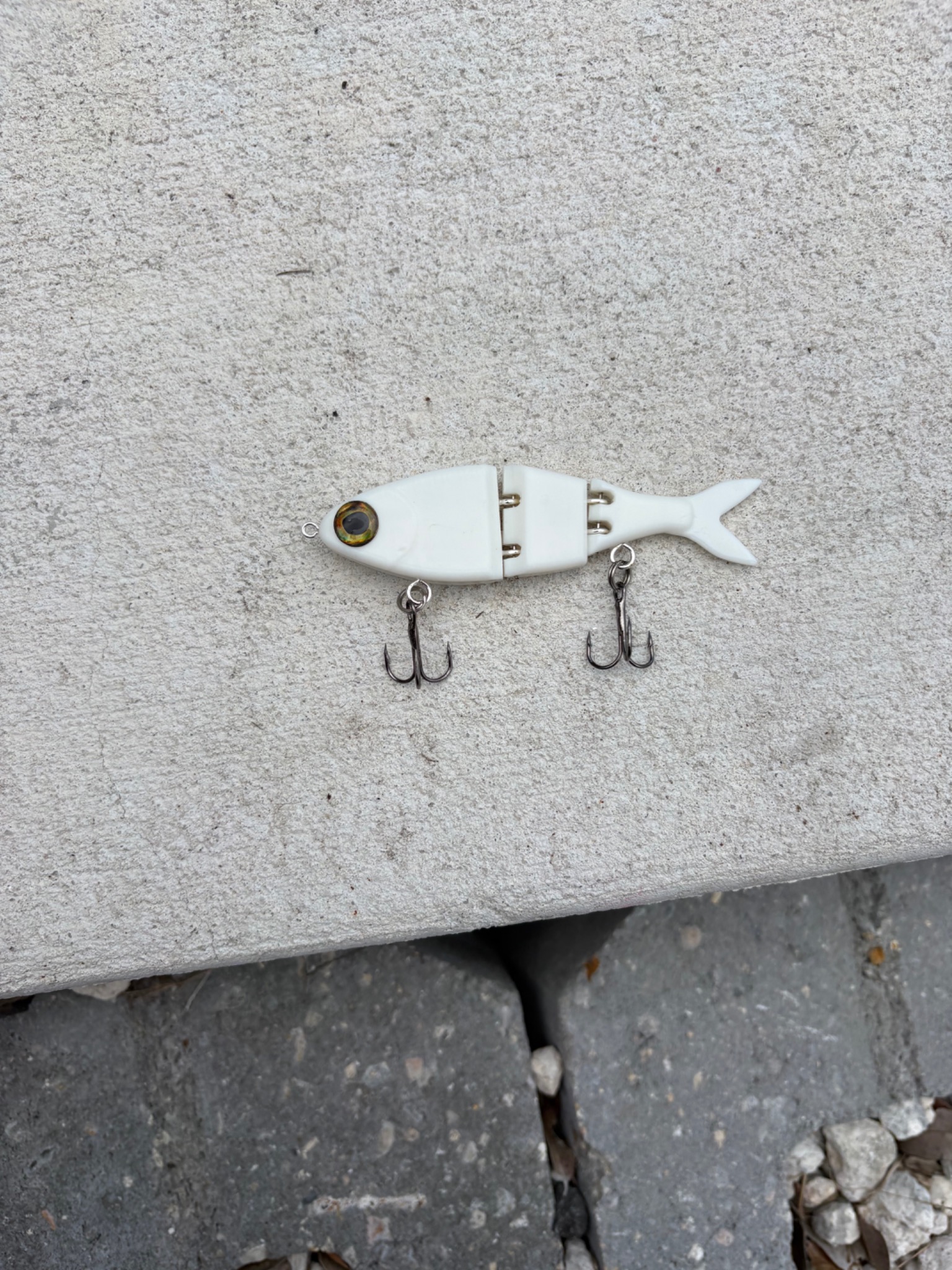 Layered Lures 3-piece glide bait